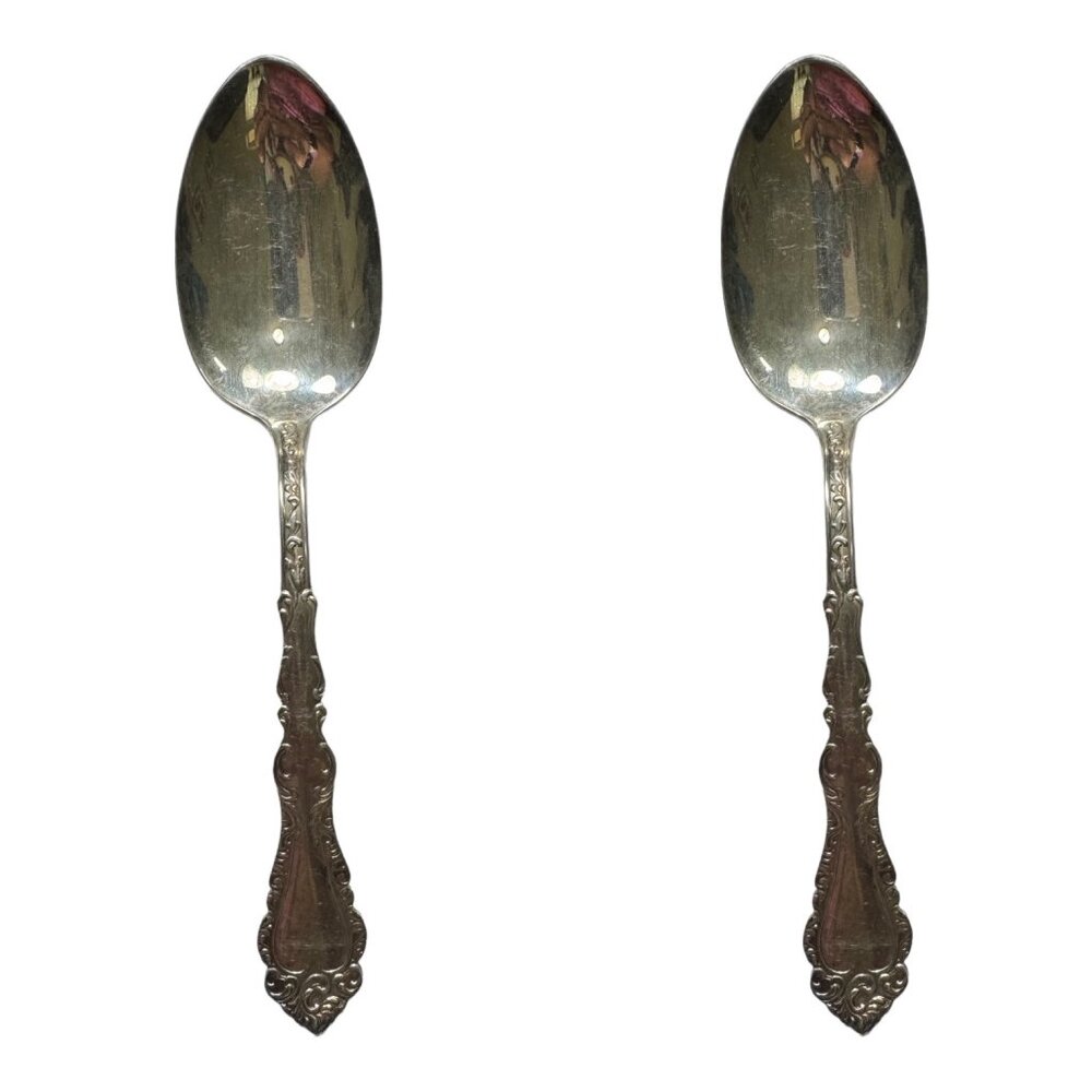Vintage Spoon Handle Earrings With Turquoise Cross Accents & 925 Silver Hooks - Picture 7 of 12